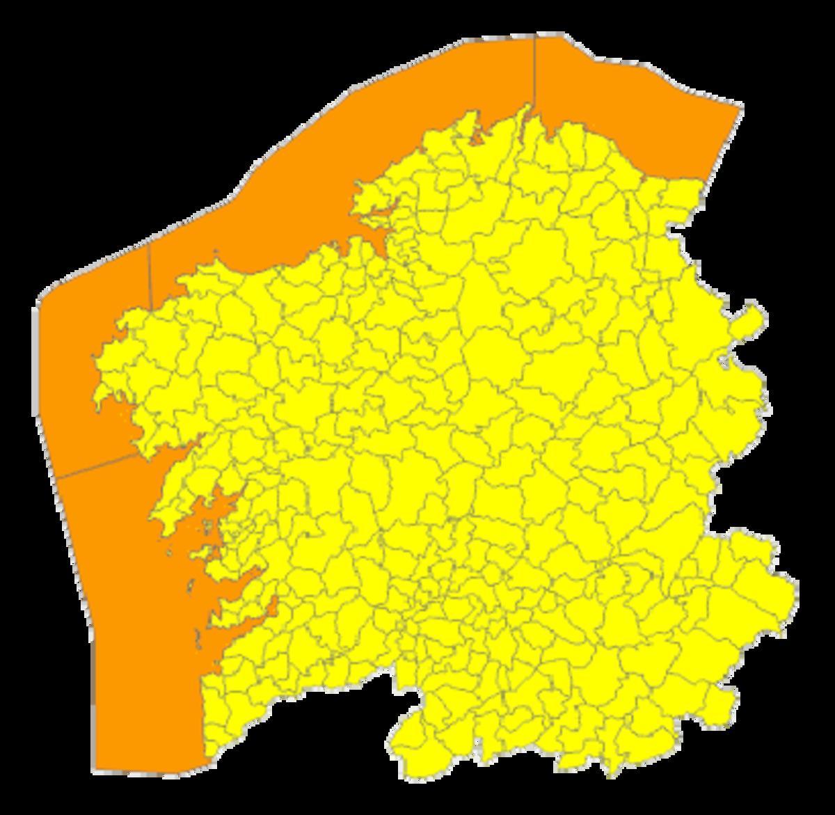 Avisos en Galicia para este miércoles