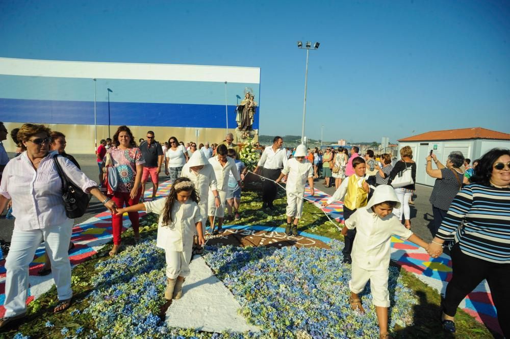 Procesión de la Virgen del Carmen 2017 en Arousa