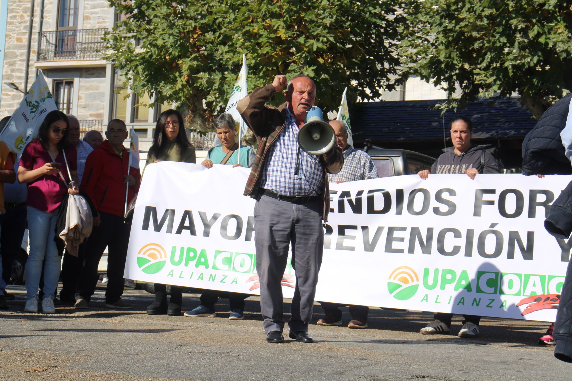 GALERÍA | Protesta en Sanabria por los incendios