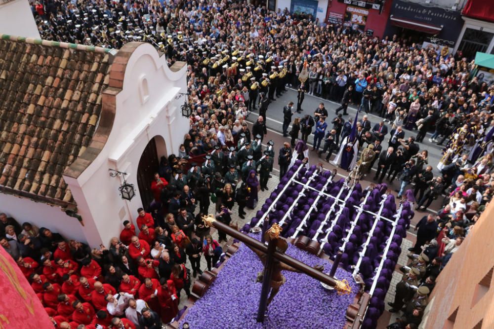 Las imágenes de la procesión de la cofradía de Zamarrilla, en el Jueves Santo de la Semana Santa de Málaga