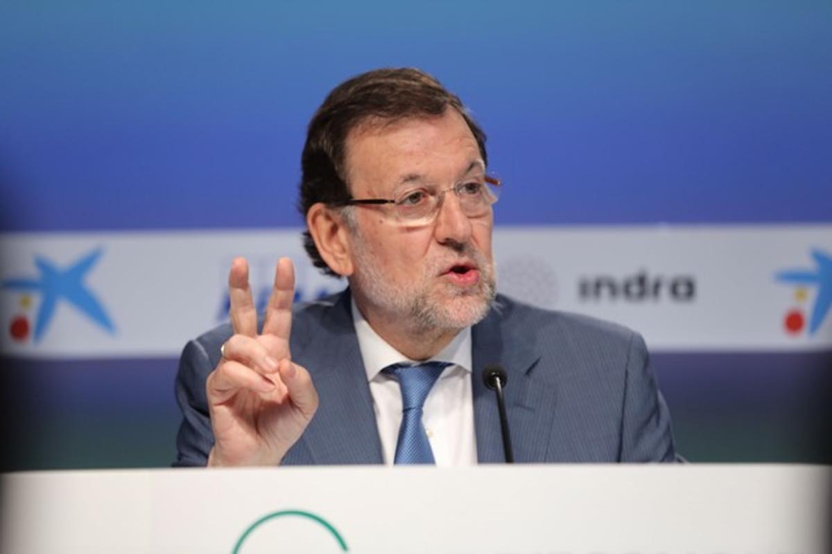 Mariano Rajoy a la reunió del Cercle d’Economia a Sitges.