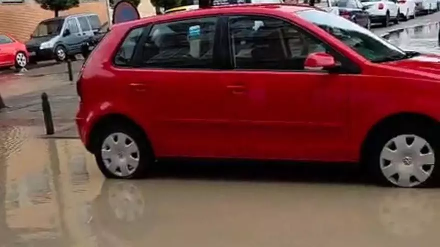 Una tromba de agua y algo de granizo sorprende a Casetas, Utebo y Monzalbarba