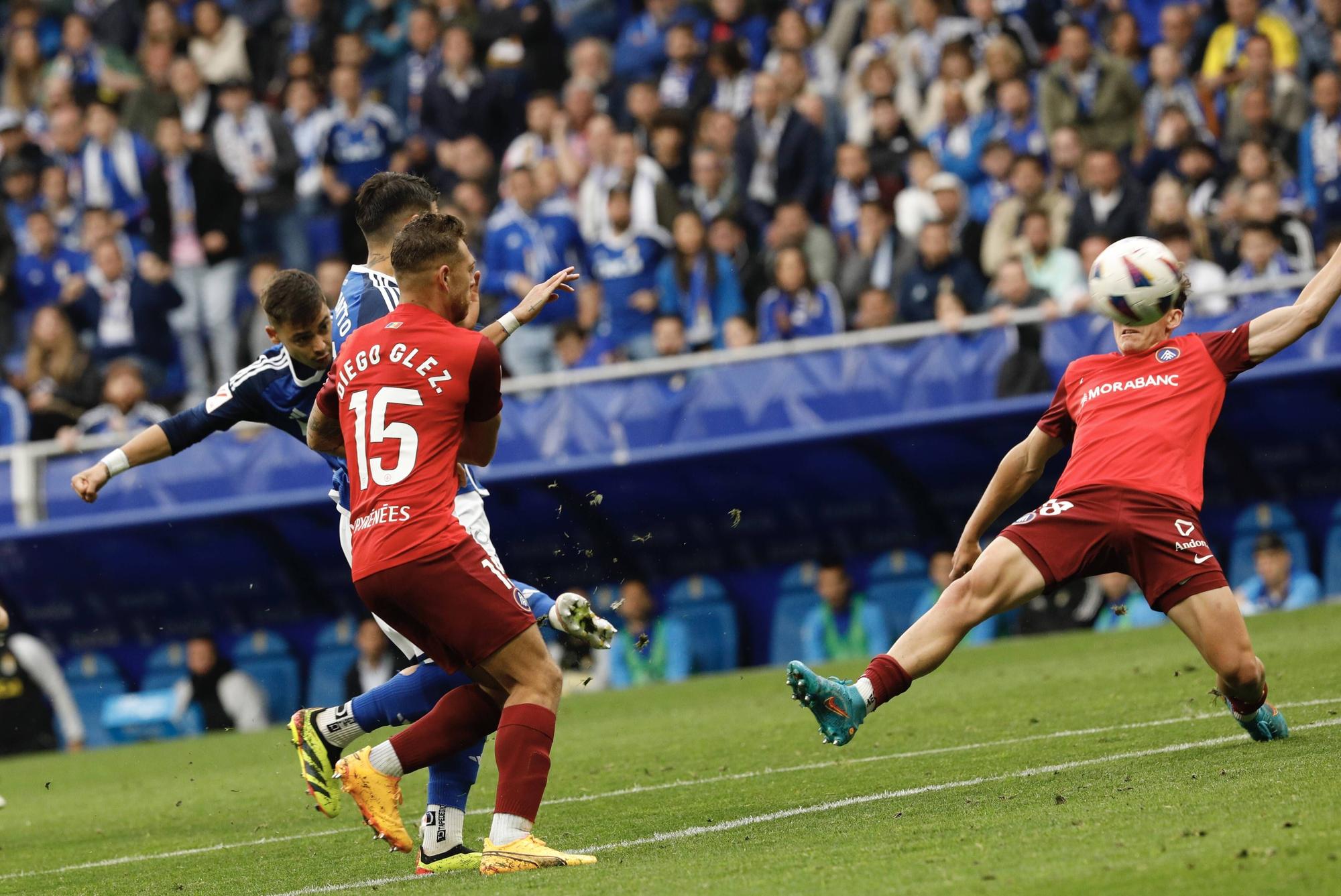 Así fue el partido entre el Oviedo y el Andorra