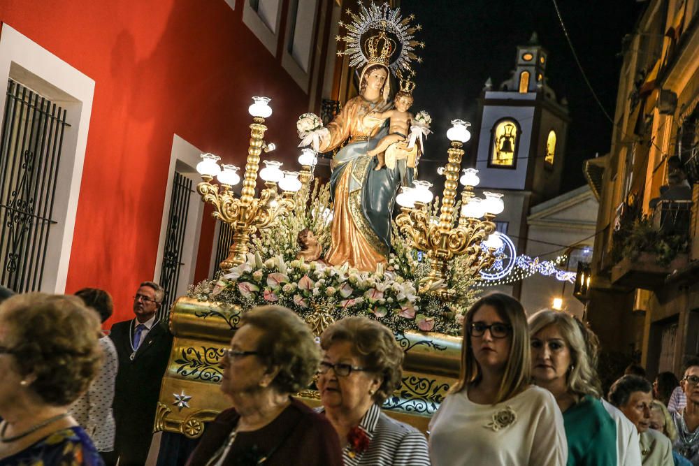 Procesión de la Virgen del Rosario en Rojales