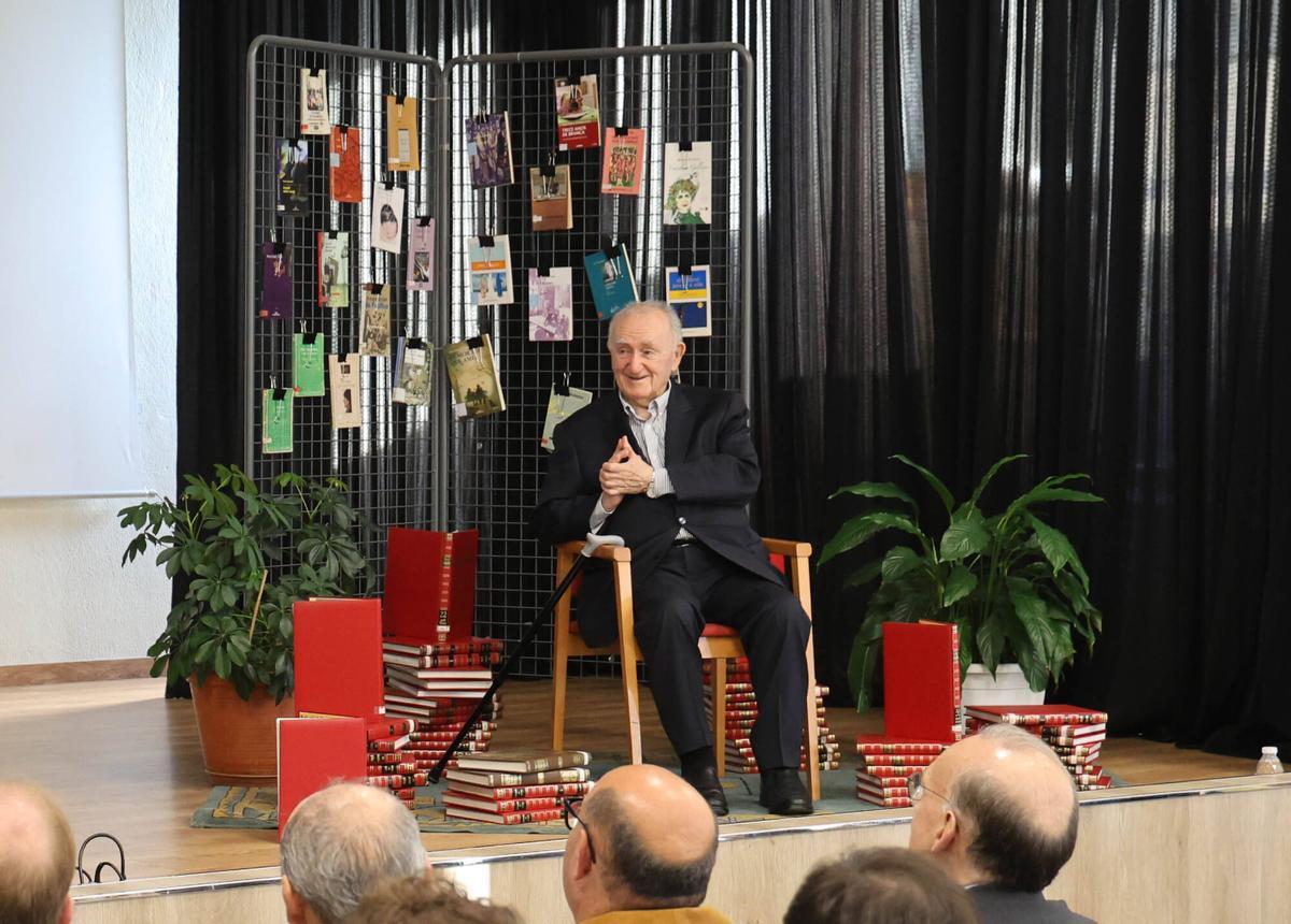 Alonso Montero, nun recente acto celebrado en Vigo.