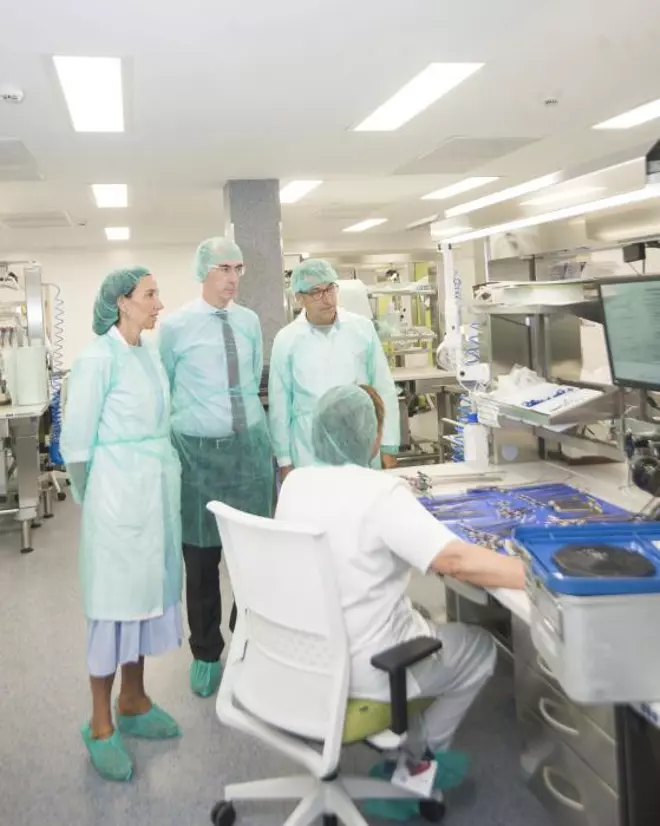 El 'búnker antibacterias' del Hospital de A Coruña