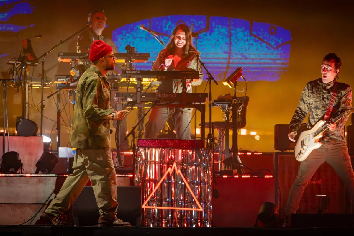 Gorillaz, durante su concierto en la tercera jornada del Primavera Sound 2026.