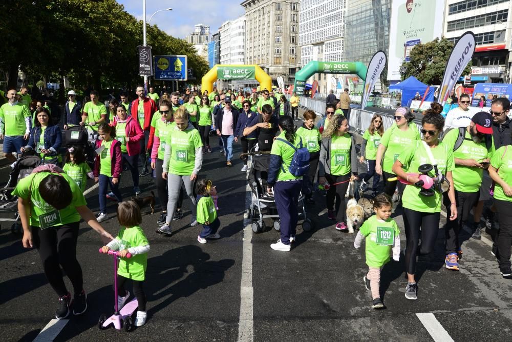 Carrera y caminata contra el cáncer en A Coruña