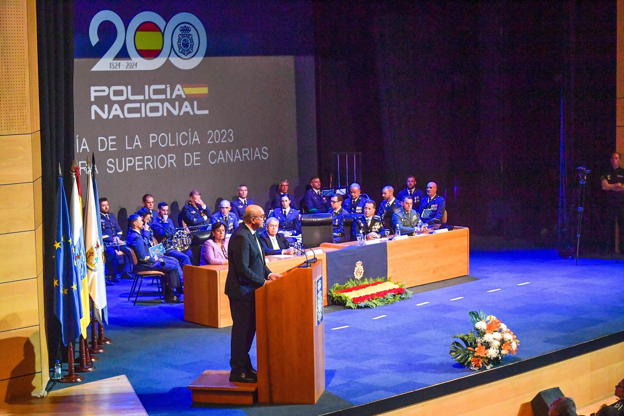 Acto del Día de la Policía en San Bartolomé de Tirajana