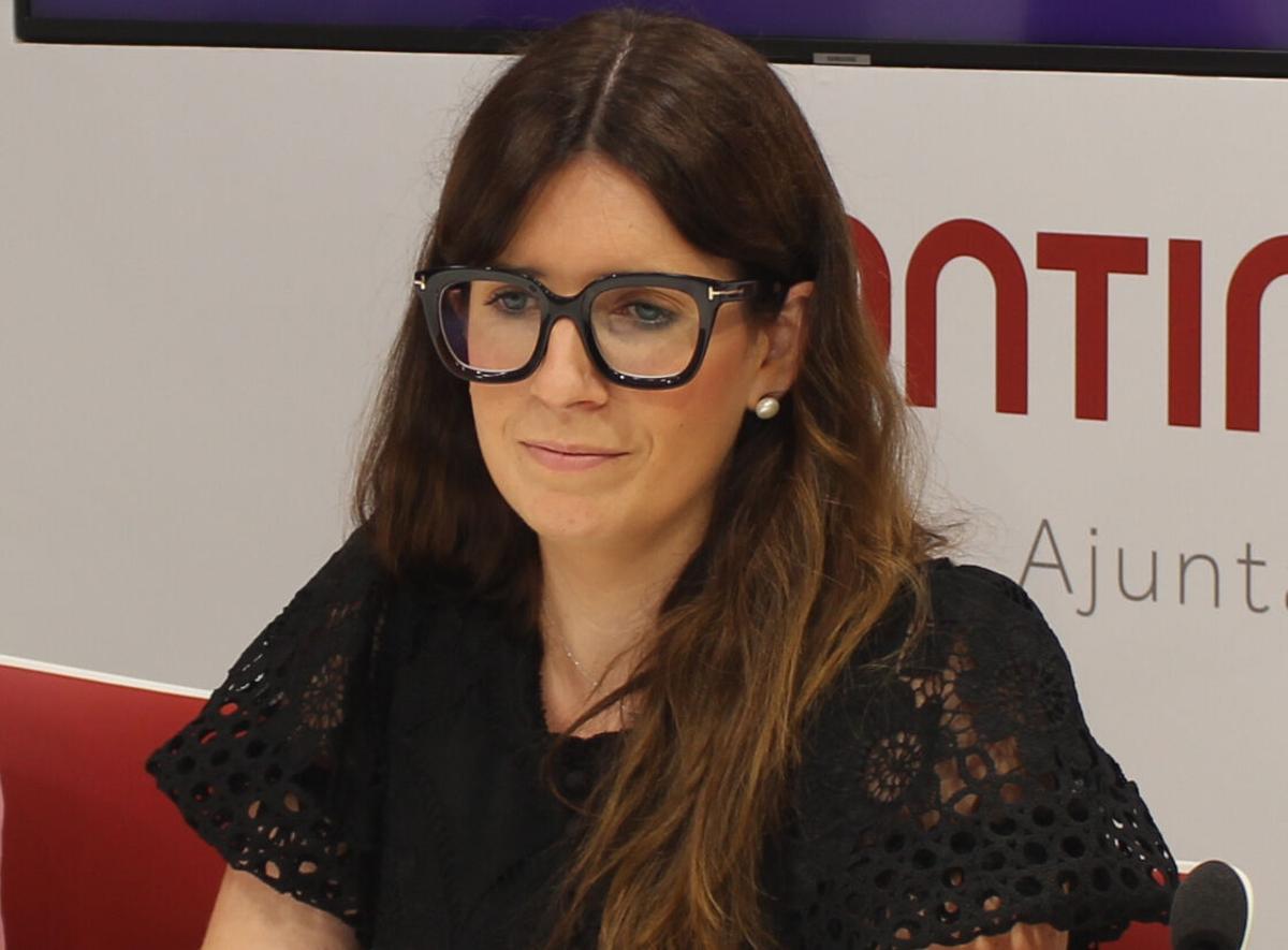 La concejal de Ontinyent, Paula Soler, en una imagen de archivo.