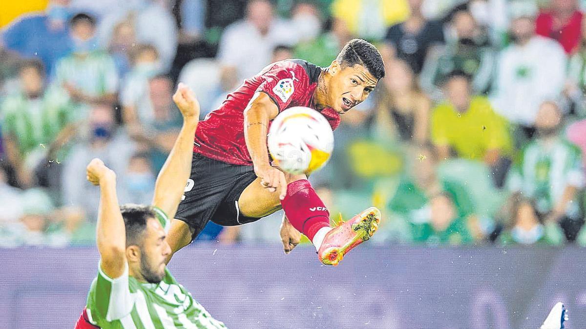 Marcos André, en el encuentro de este miércoles ante el Real Betis.