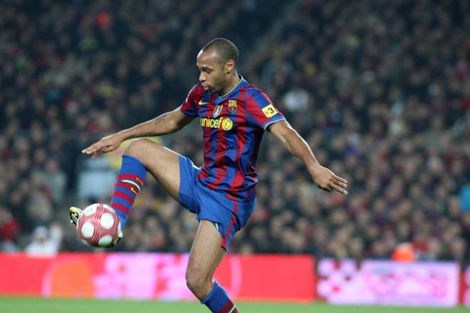 El paso de Thierry Henry por el Barça, en imágenes