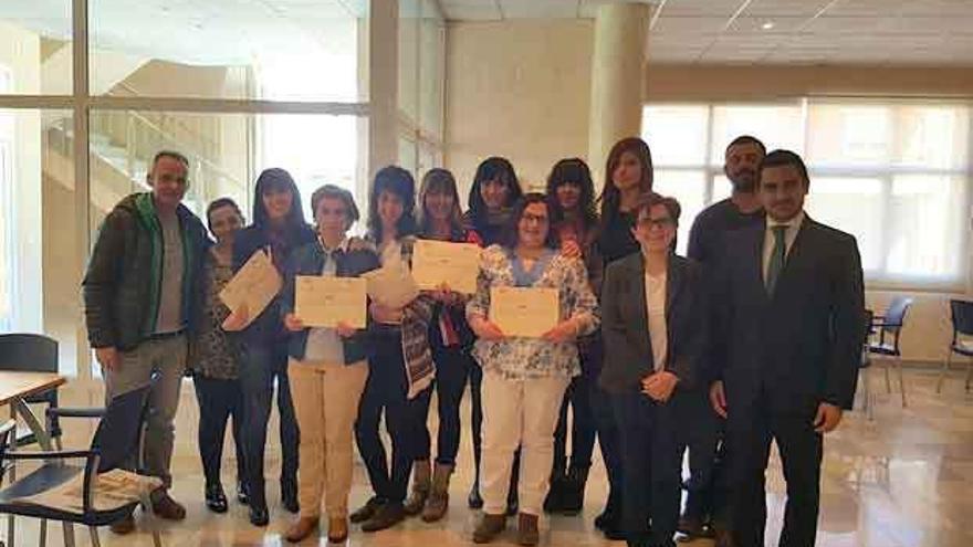 Foto de familia del curso de formación impartido a ocho mujeres en San Cristóbal.