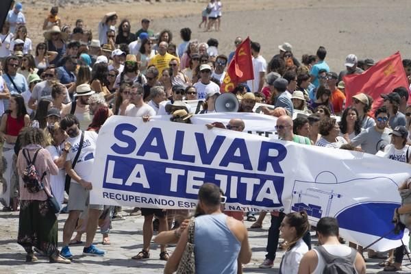 Manifestación de Salvar La Tejita