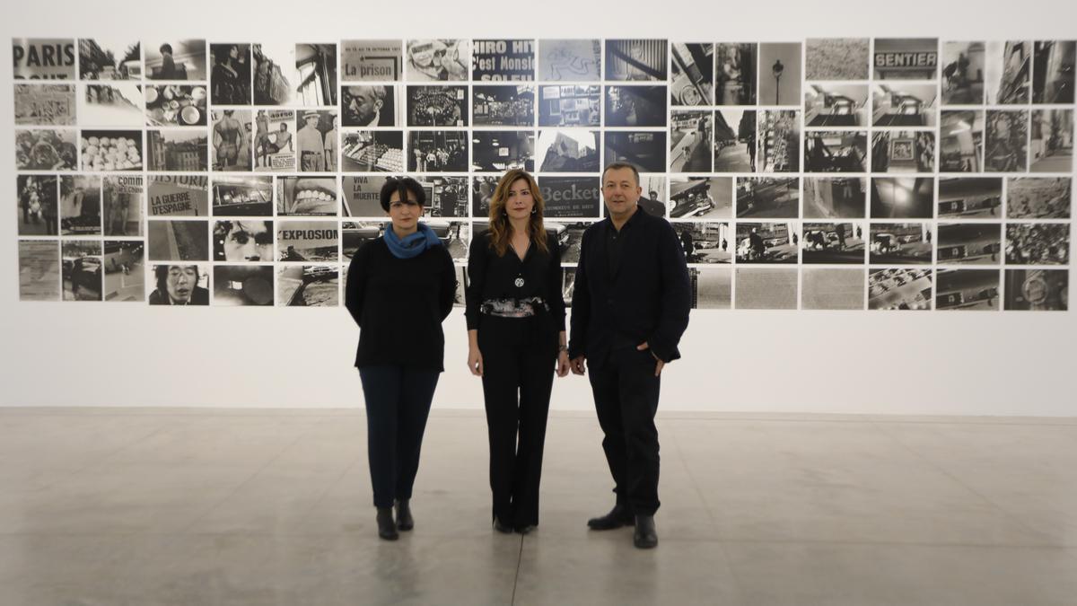 Nuria Enguita cuando era directora de Bombas Gens, Susana Llorent y Vicent Todolí