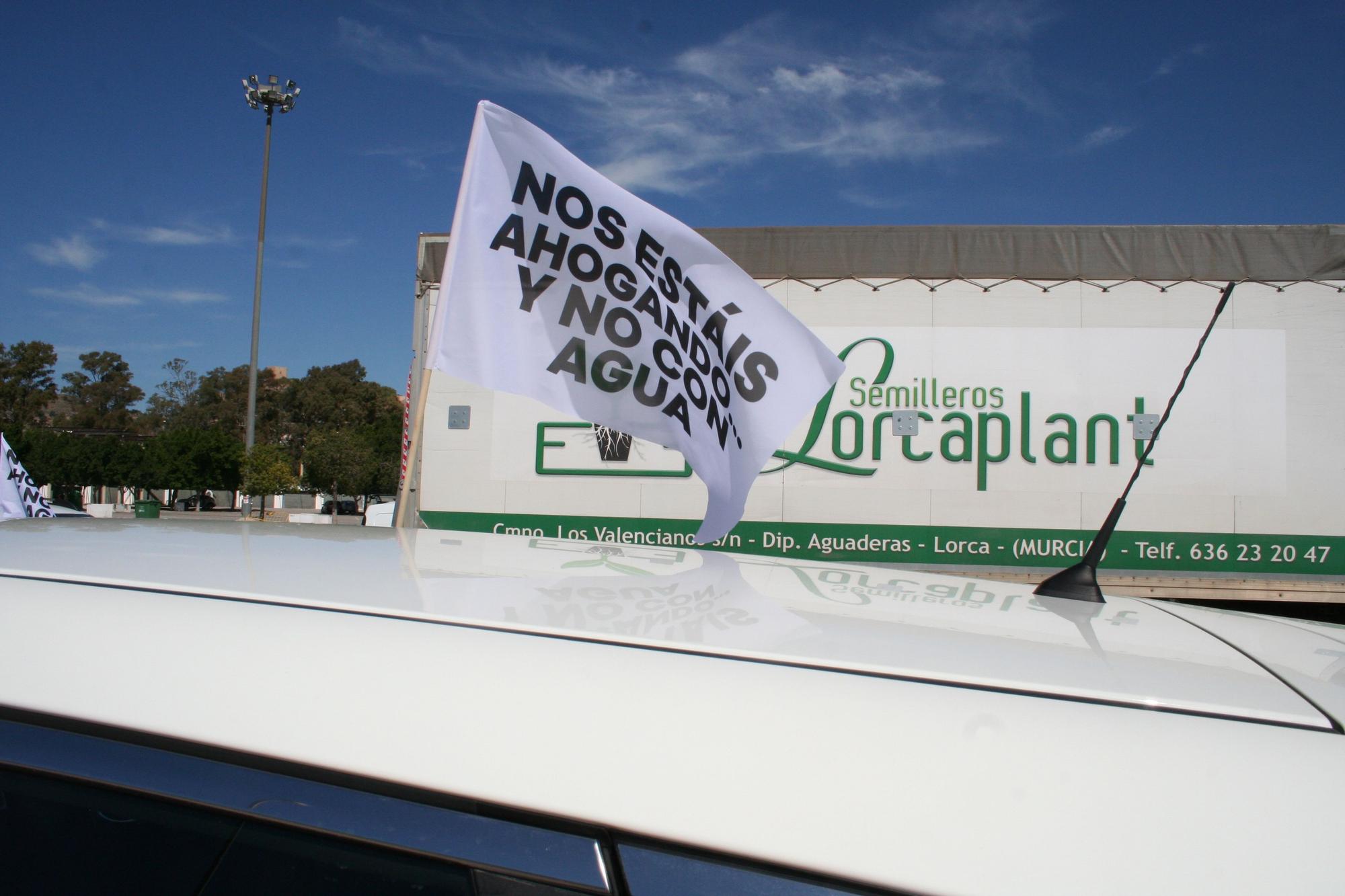 Protesta en defensa del Trasvase en Lorca
