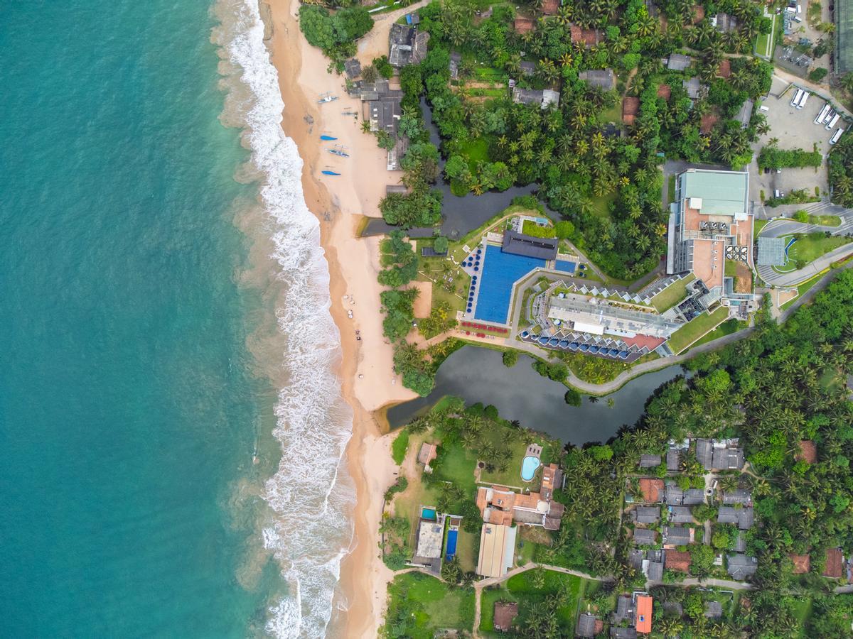 Vista aérea del hotel Sheraton Kosgoda.