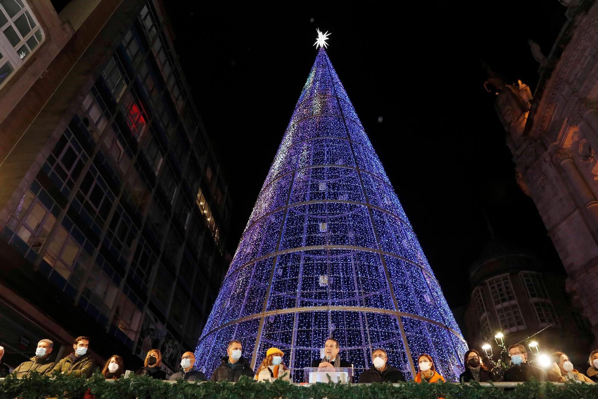 Así se apagaron las luces de Vigo tras una Navidad para la historia