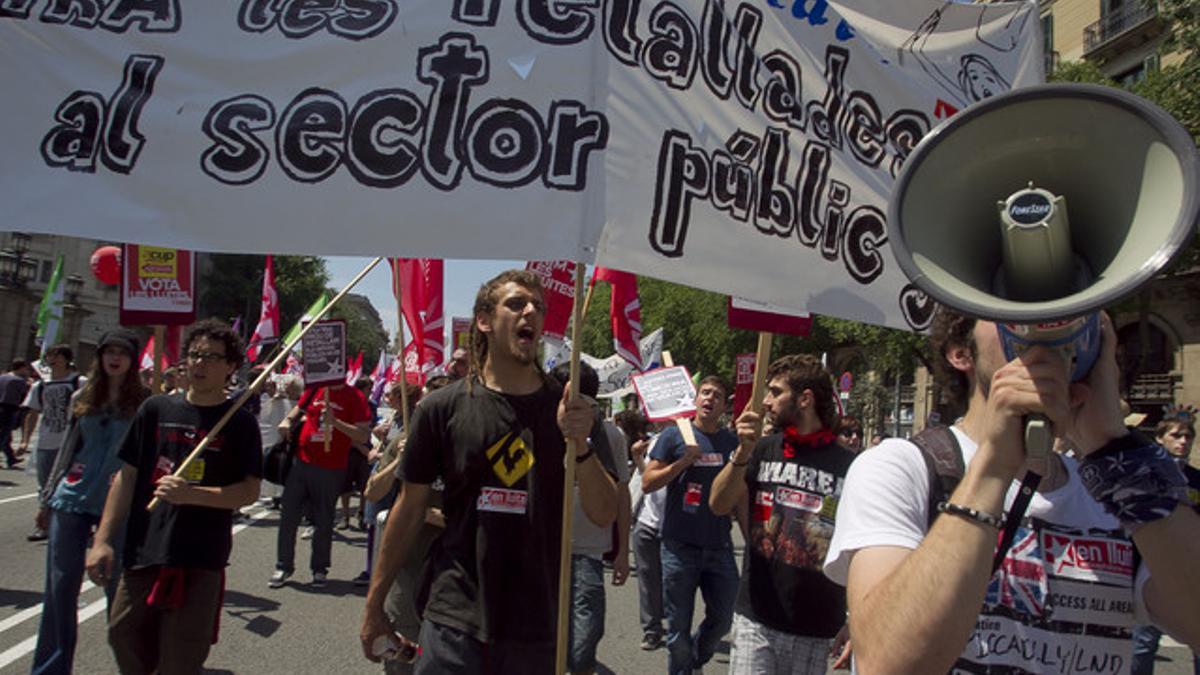 Protesta contra los recortes