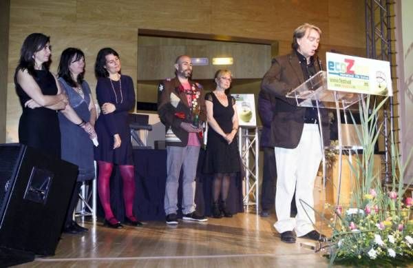 Gala de EcoZine en el auditorio.