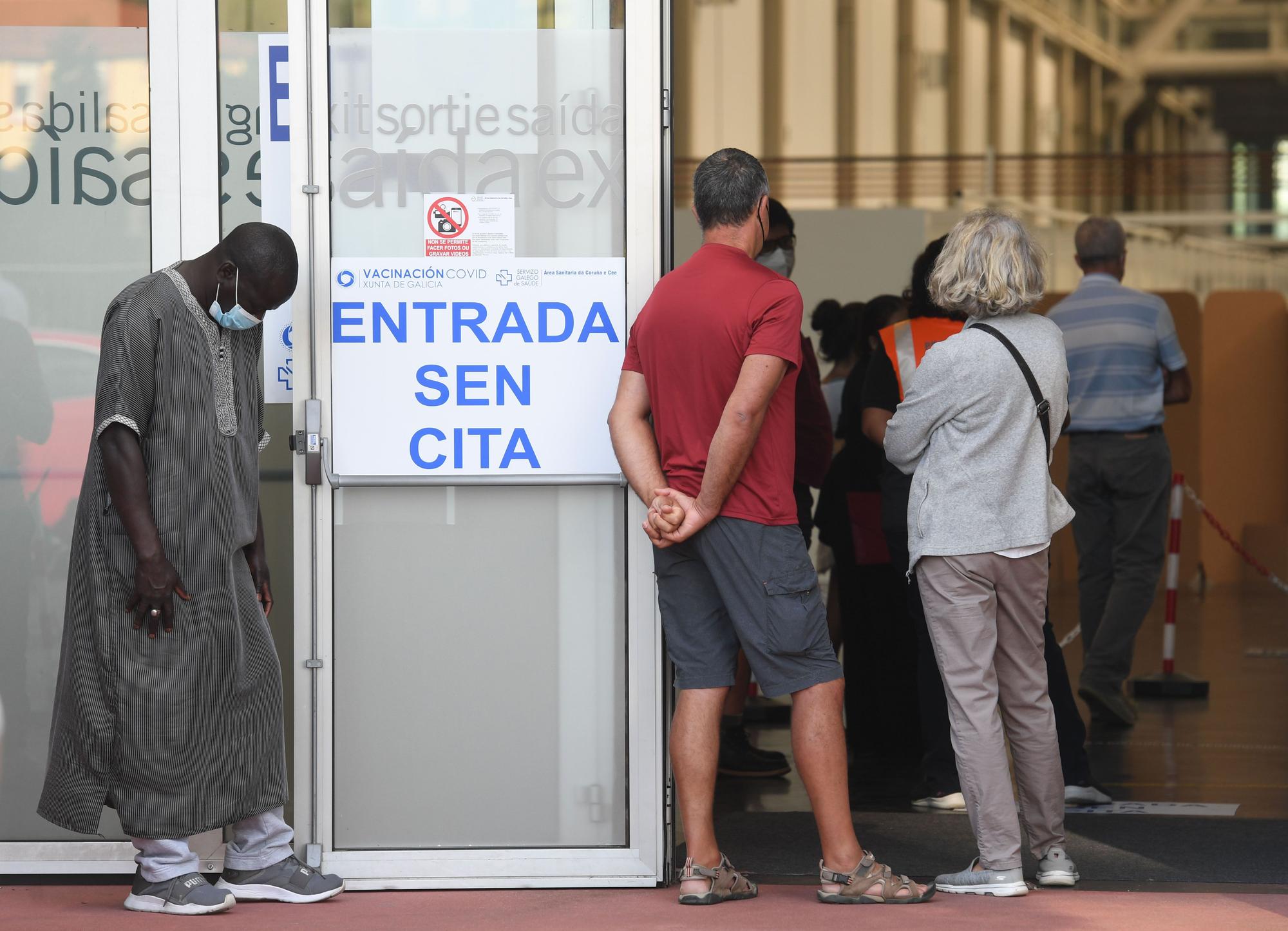 Vacunación sin cita en Expocoruña