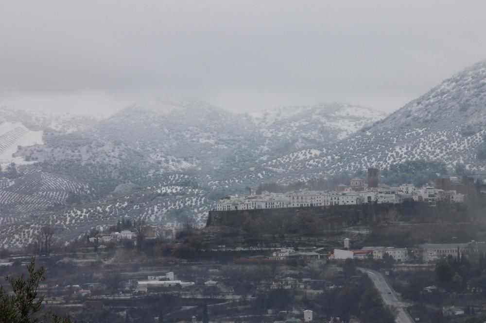 Nieve en la provincia, el último regalo de los Reyes.