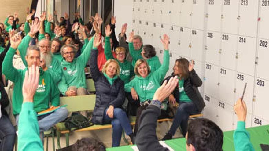 La Assemblea, reunida hoy en el IES Binissalem.