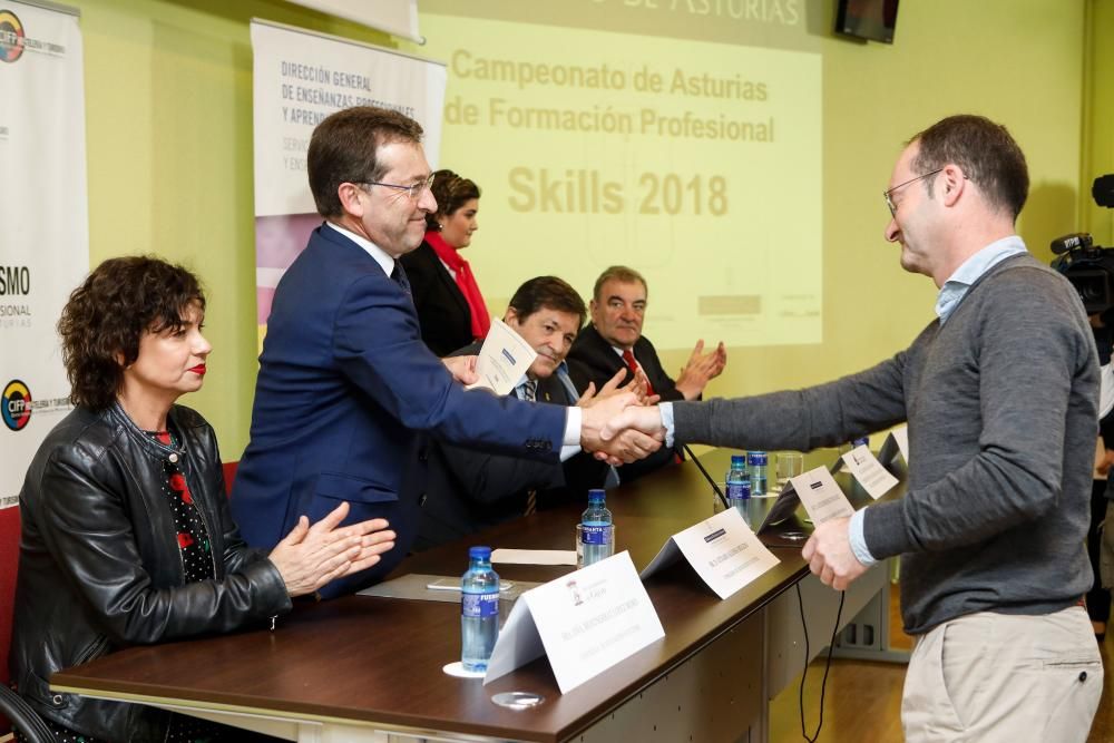Entrega de diplomas del Campeonato de Asturias de Formación Profesional