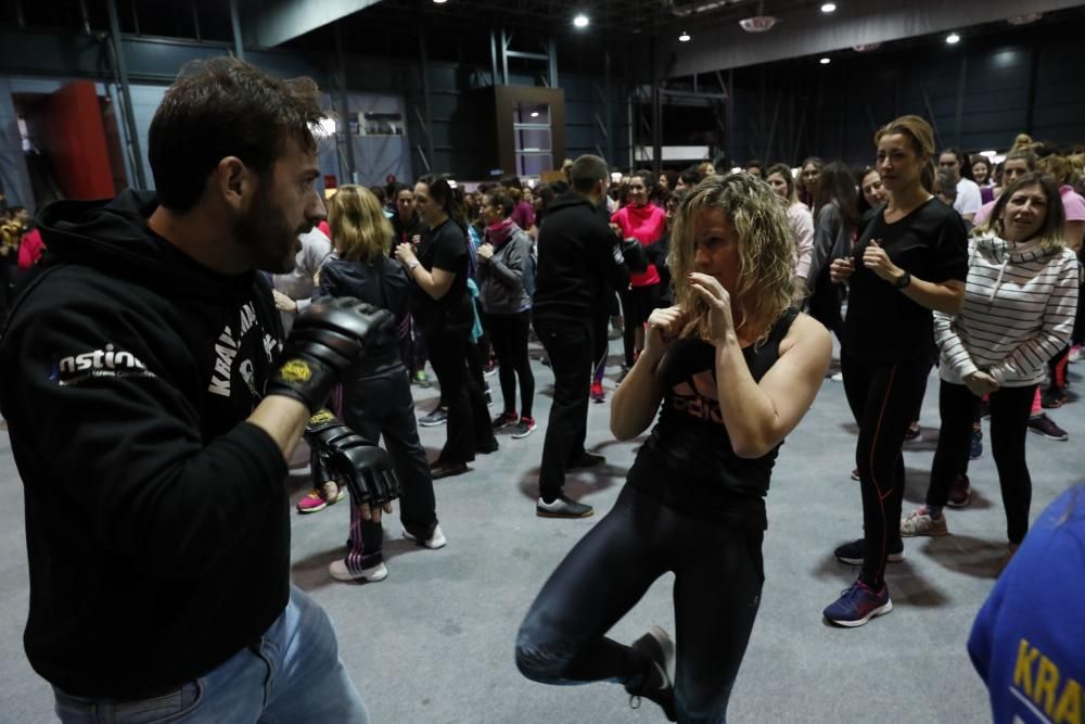 Exhibición en Gijón de krav maga