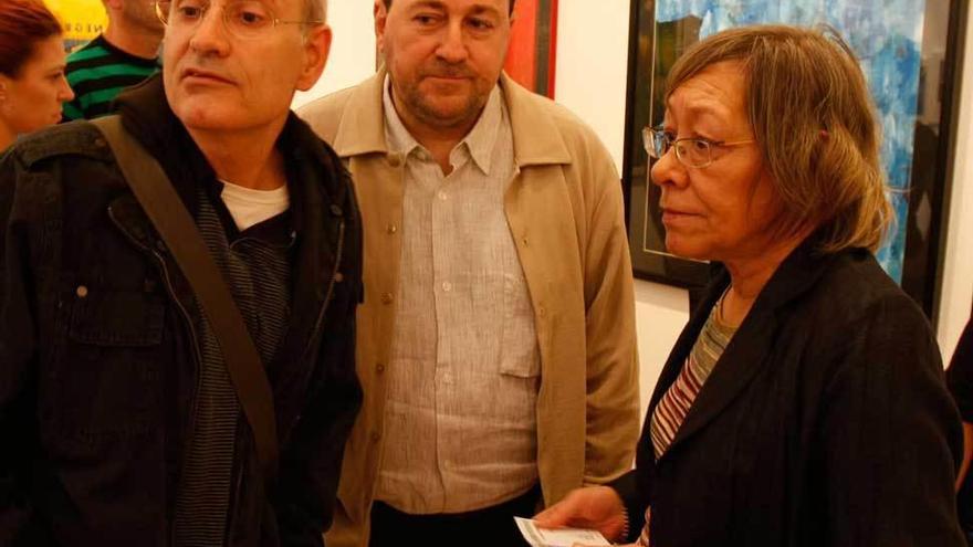 Con Ángel de la Calle y Luis Miguel Piñera en 2009.