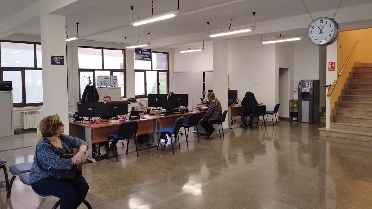 Interior del Ayuntamiento de Llanera