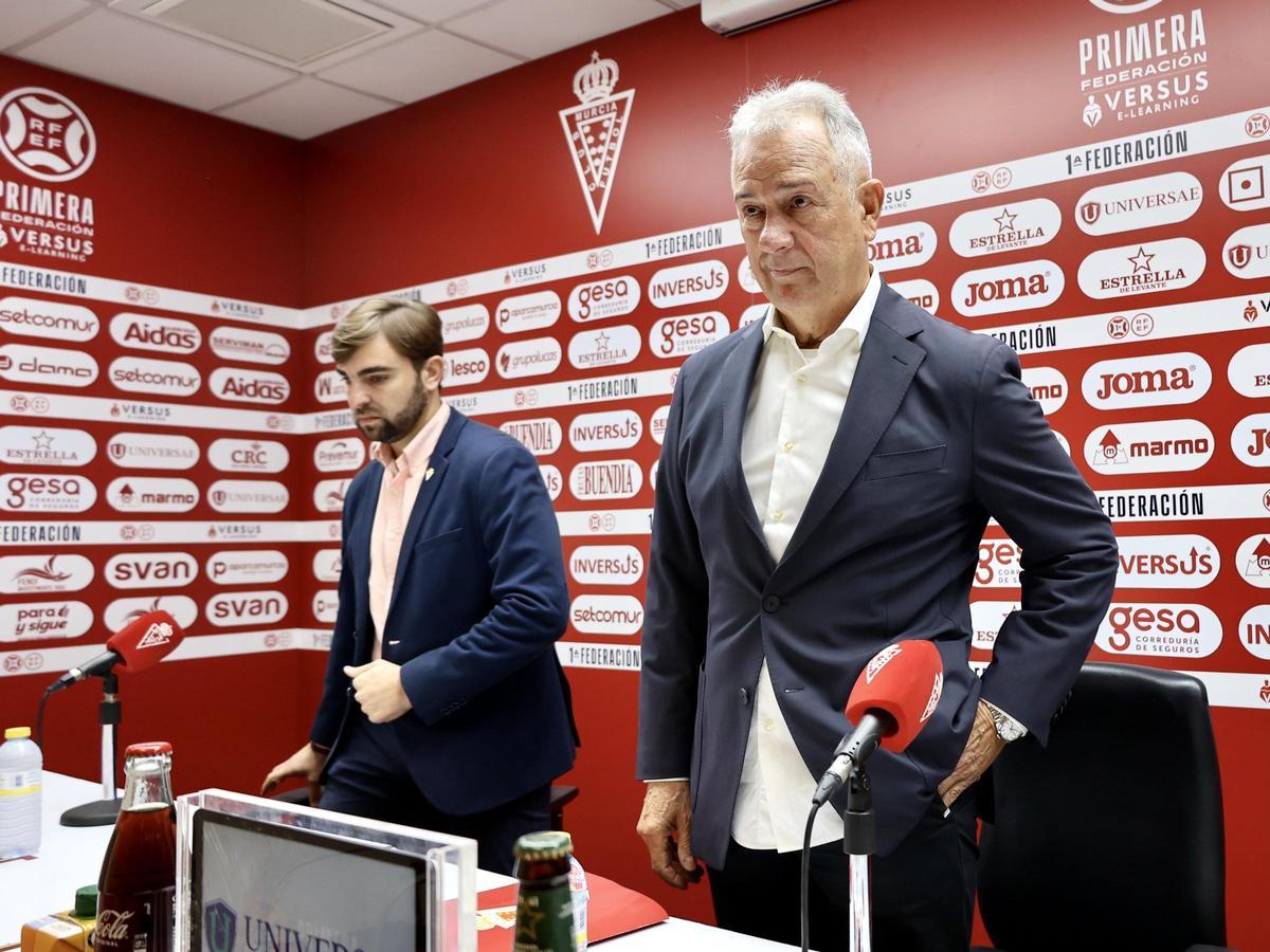 Felipe Moreno en rueda de prensa