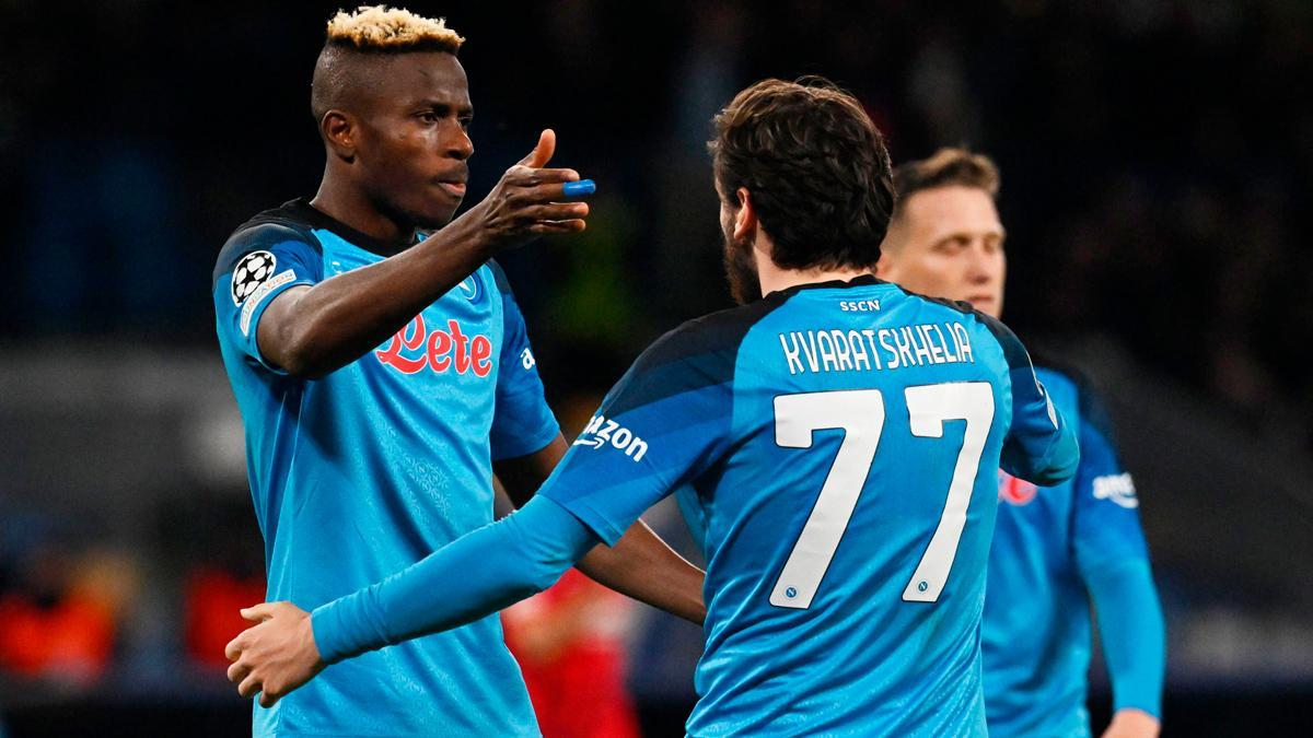 Resumen, goles y highlights del Nápoles 3 - 0 Eintracht de la vuelta de octavos de final de la Champions