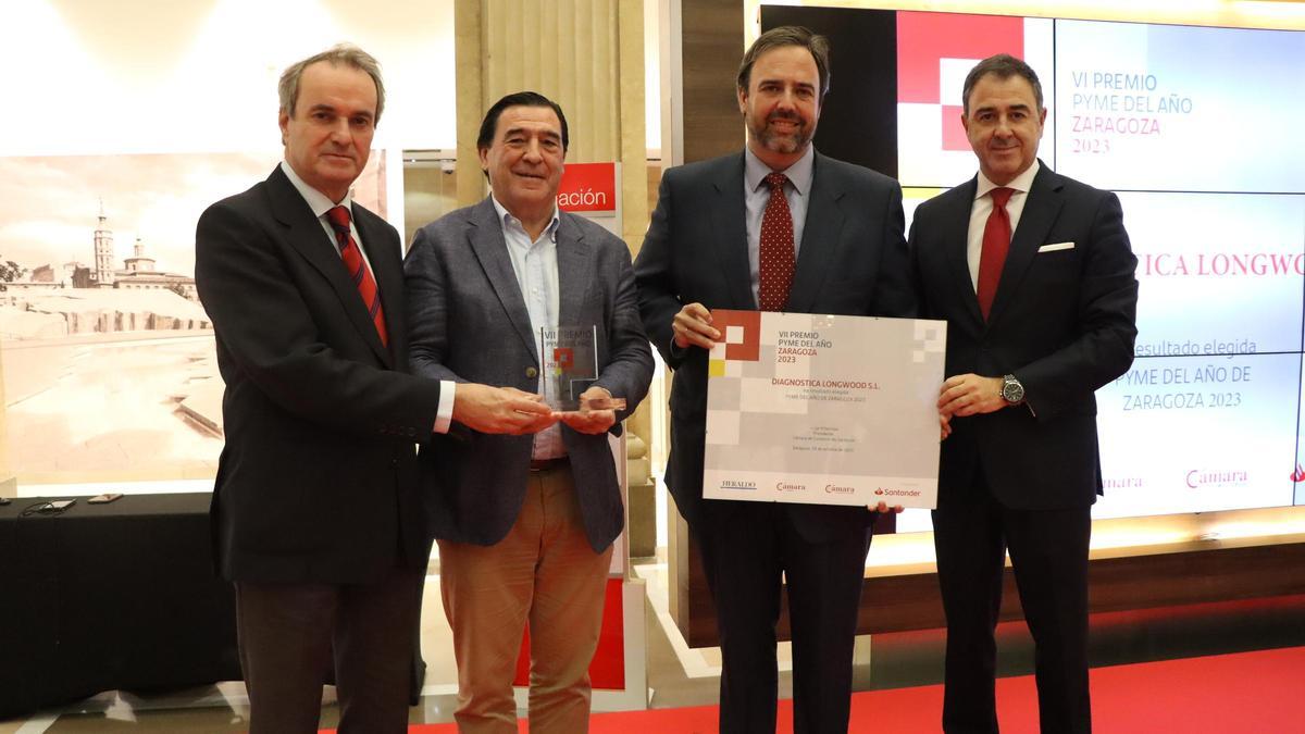 Diagnostica Longwood ganó el Premio Pyme del Año 2023 en Zaragoza.
