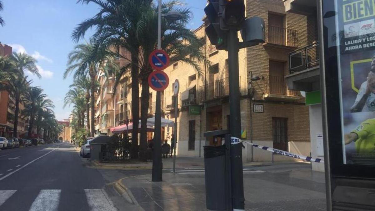 Calle Ramón y Cajal, que delimita el barrio del Alter Vell