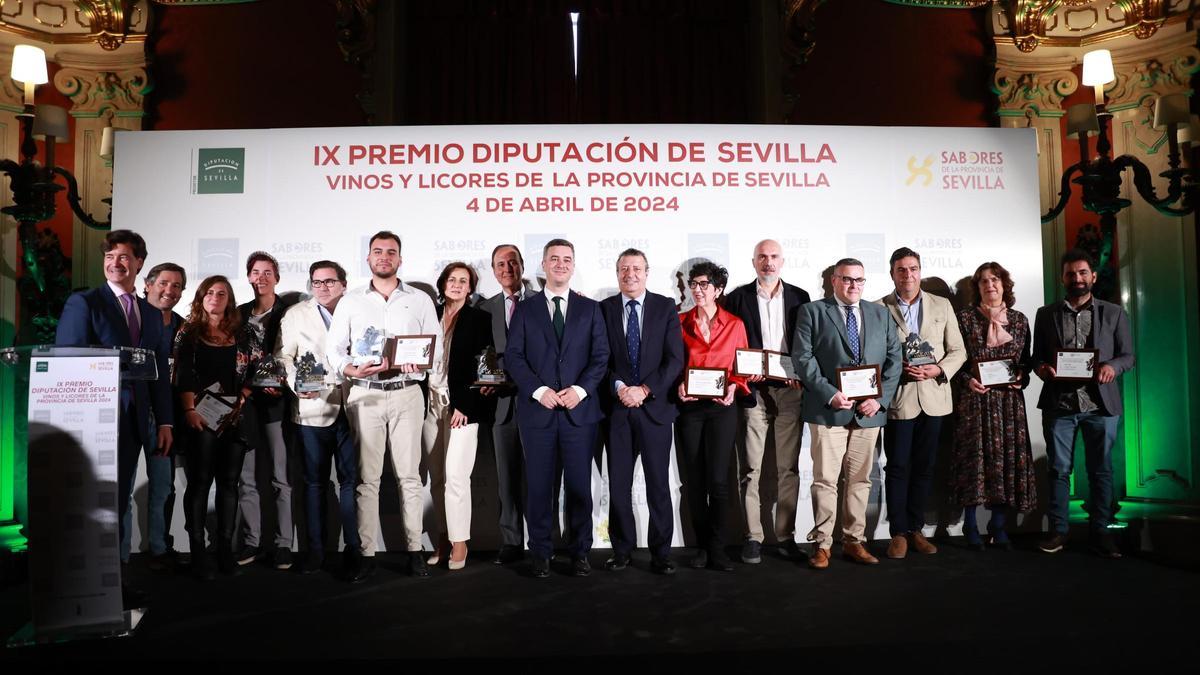 Gala de entrega de los IX Premio Vinos y Licores de la Diputación de Sevilla