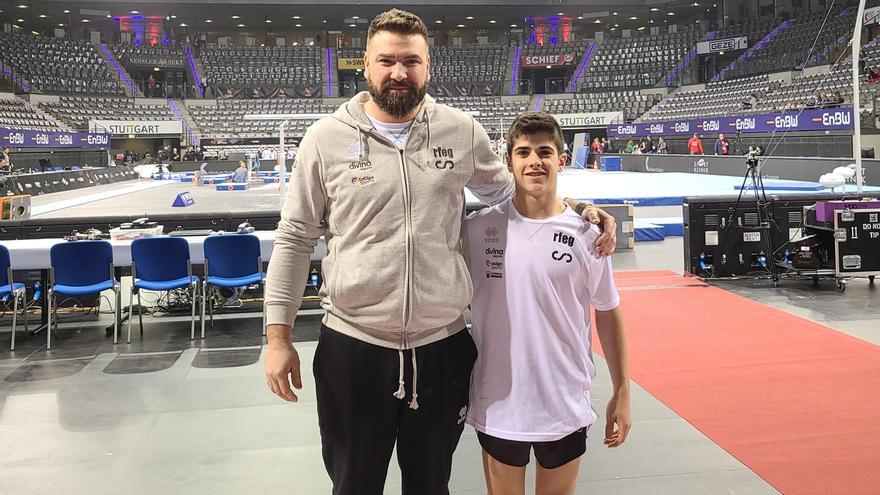 El gimnasta de l&#039;Egiba Aitor Gómez queda a les portes de tres finals en un torneig a Stuttgart