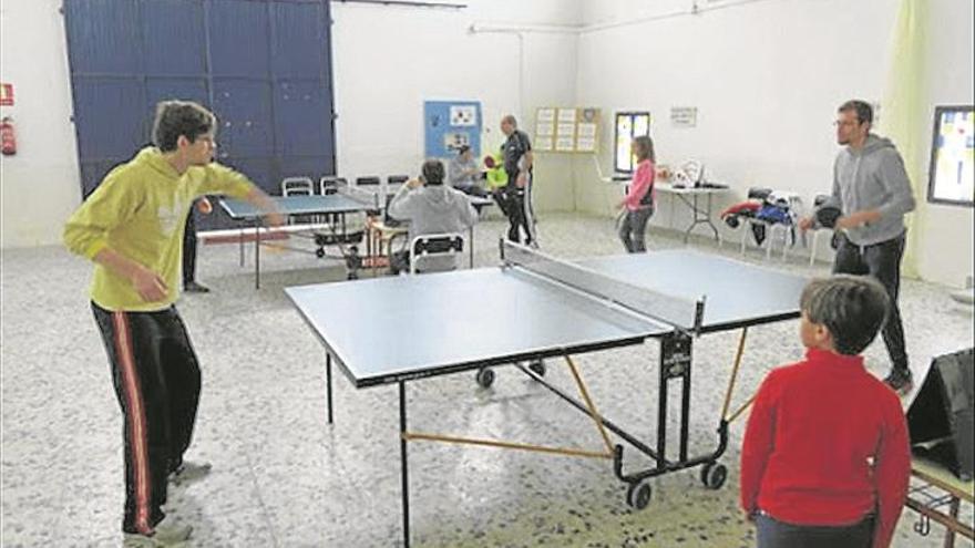 El VI Torneo de Tenis de Mesa se jugará el día 25