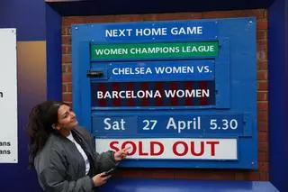 Chelsea - FC Barcelona, la vuelta de las semifinales de la Champions League Femenina, en imágenes.