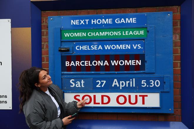 Chelsea - FC Barcelona, la vuelta de las semifinales de la Champions League Femenina, en imágenes.