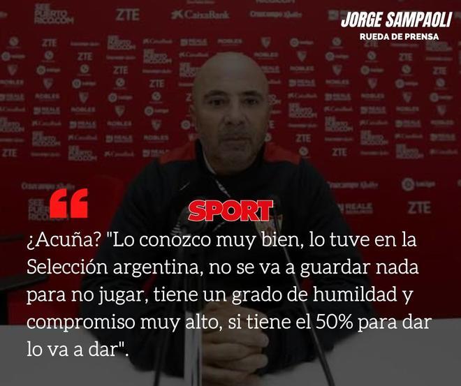 Las mejores frases de la presentación de Sampaoli