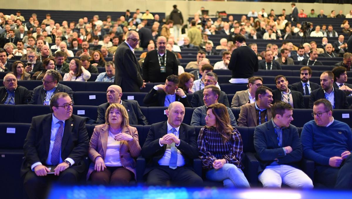 De izquierda a derecha, Manuel Torralba, Tomasa Hernández, Rafael Louzán y Natalia Chueca.