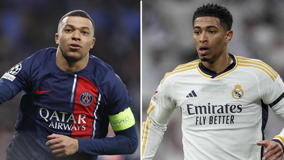 Kylian Mbappé y Jude Bellingham.