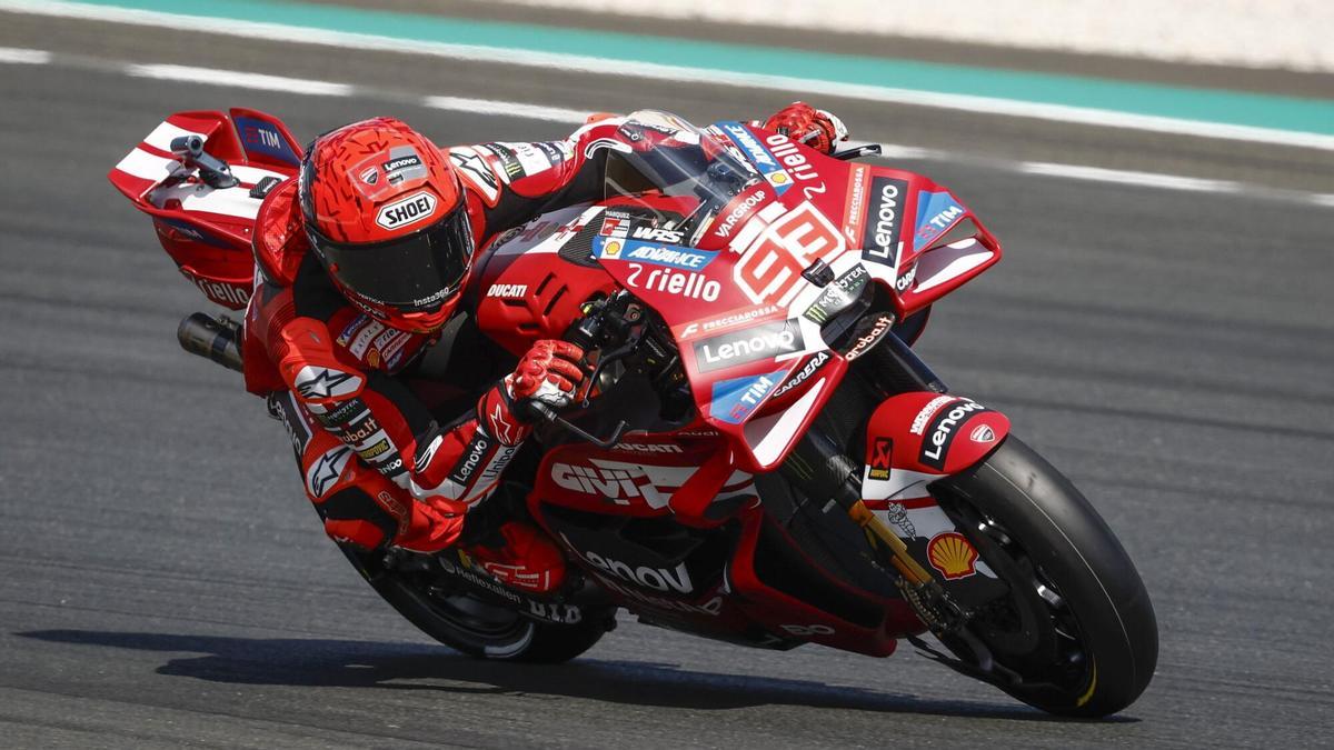 Marc Márquez, piloto de Ducati, ganador de la Sprint del sábado