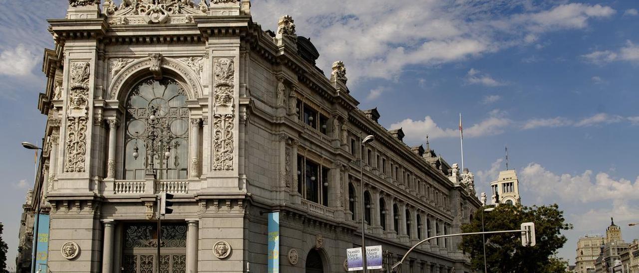 Fachada del Banco de España.