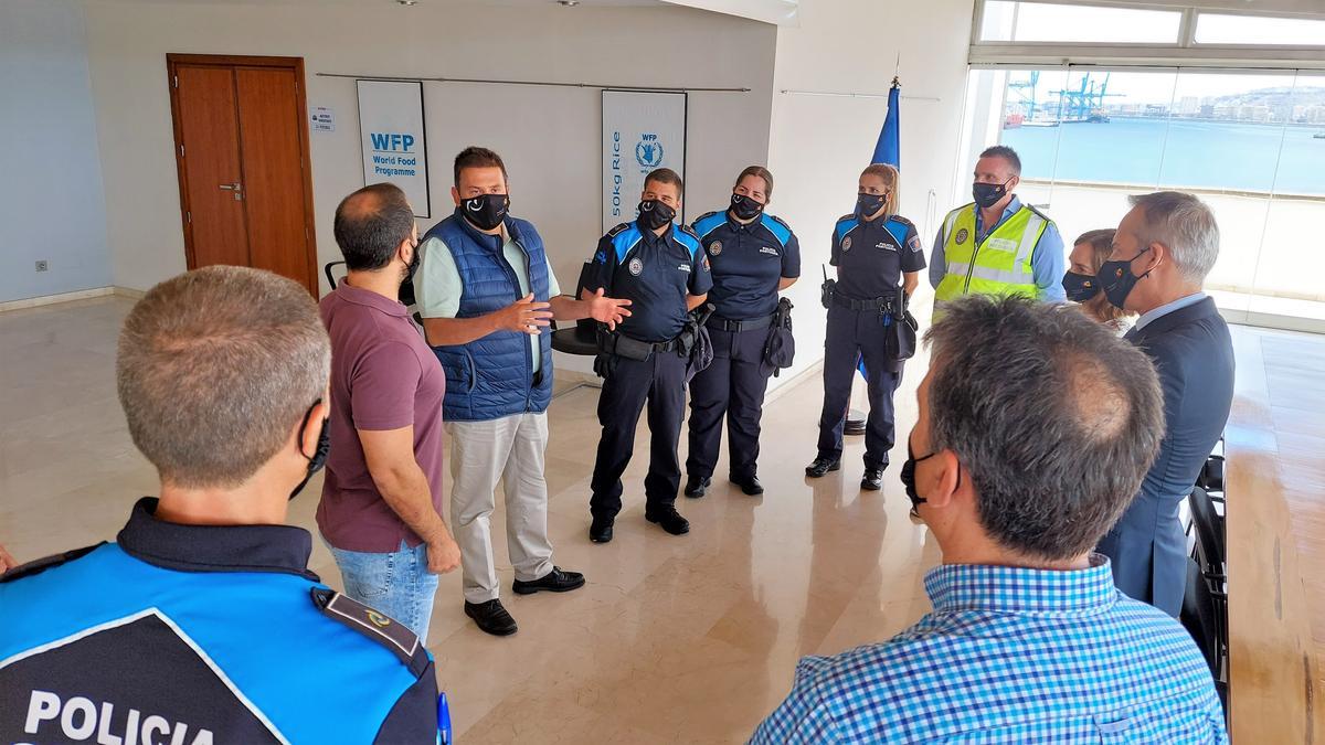 Incorporación de siete nuevos agentes de la Policía Portuaria de Las Palmas.