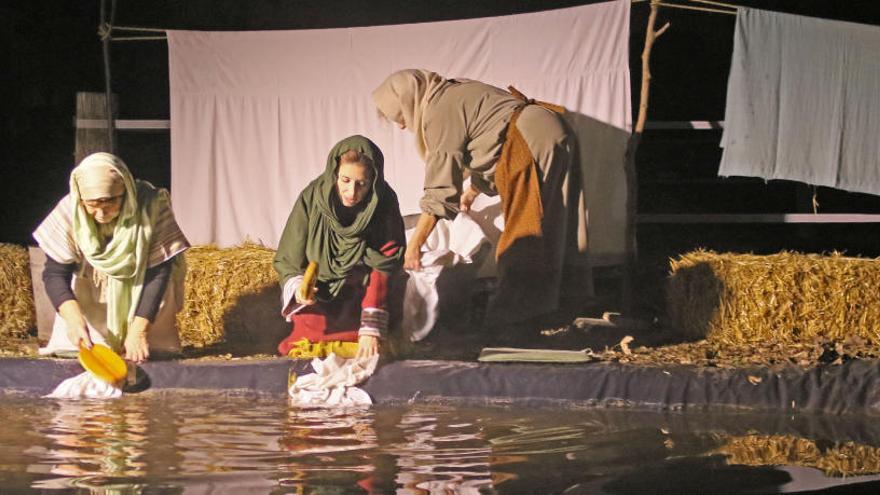 Imatge d&#039;arxiu del Pessebre Vivent del Pont Llarg de Manresa