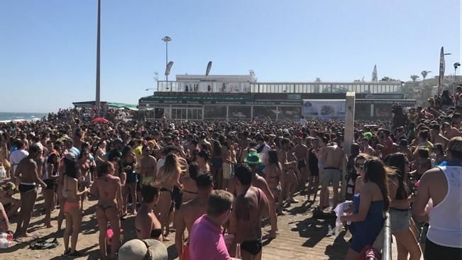 Carnaval de Maspalomas 2017: Fiesta de Carnaval en Playa del Inglés y Entierro de la Sardina