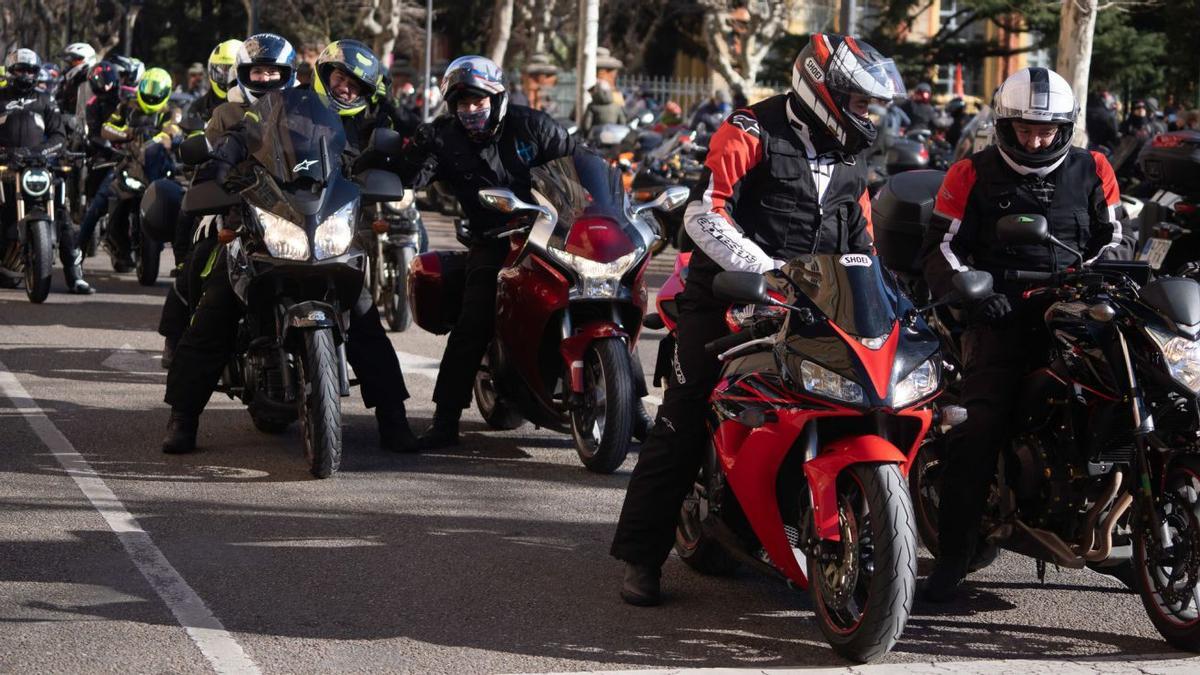 Caravana de Motauros en su llegada a Zamora.