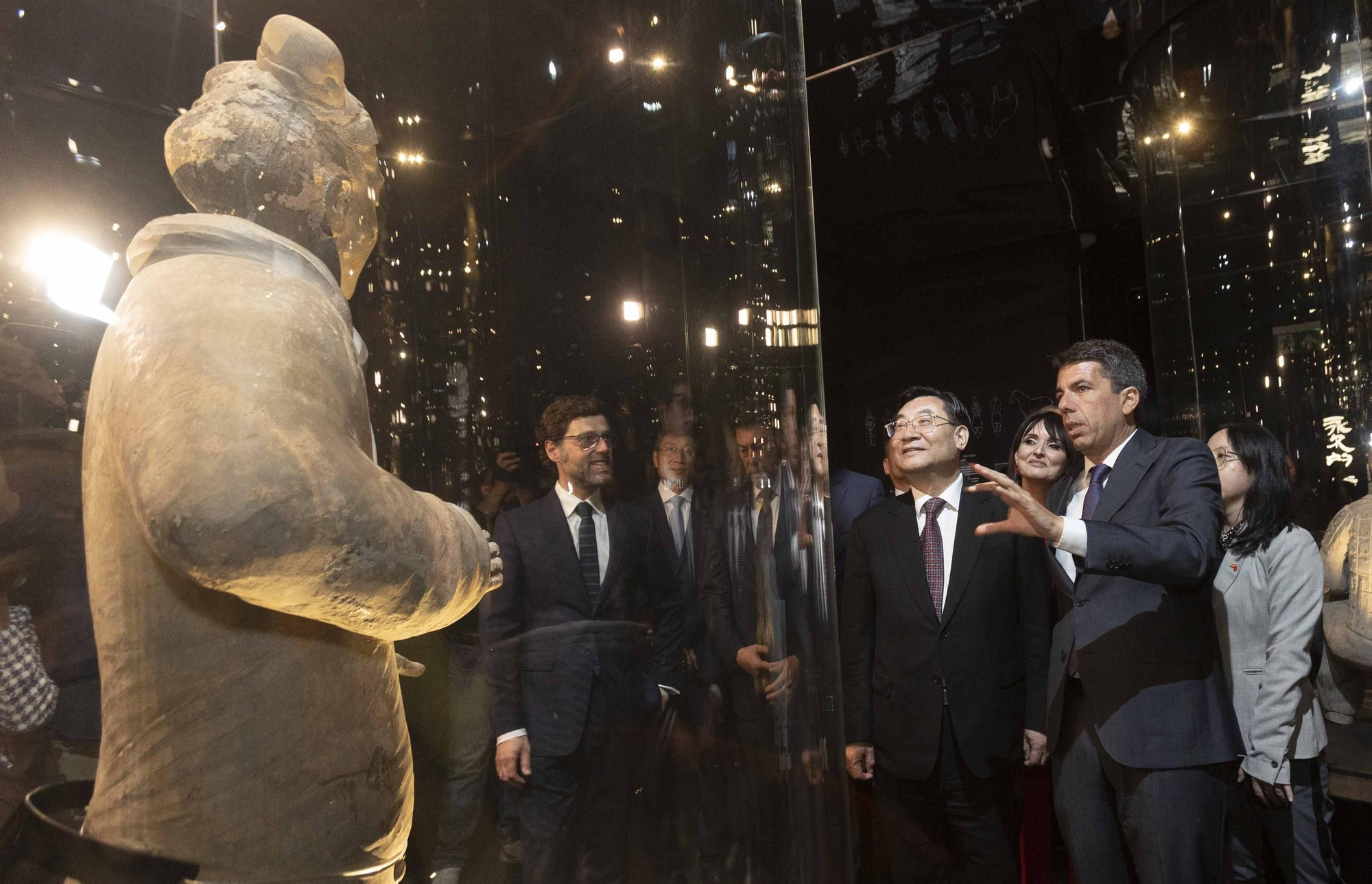 La inauguración de la exposición El legado de las dinastías Qin y Han. Los guerreros de Xian